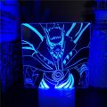 Sutuiying Naruto Boruto Uzumaki Uchiha Madara Itachi Sasuke Night Lights Anime New style Figures 3D LED Color Changing Action Figma Toys Gaara Doll. 