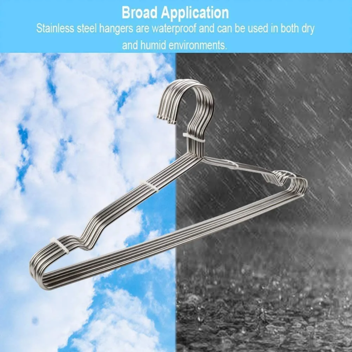 10%20Pieces%20Pack%20of%20Heavy%20Duty%20Rust%20Proof%20Stainless%20Steel%20Wire%20Hangers%20Premium%20Non-Slip%20Stainless%20Steel%20Hanger%20for%20Sarees,%20Pants,%20Trouser,%20Velvet,%20Scarfs%20&%20Other%20Clothes%20-%20Image%203