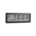 3X Big Digital Countdown Days Timer Clock - 999 Days Count Down Clock Timer for Graduation Lab Kitchen (Black). 