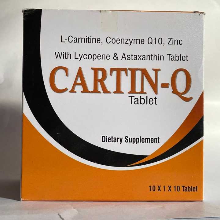 Cartin-Q- Dietary Suppliment-100 Tablets