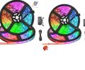 10 Meter RGB Led Strip Light With Multicolor Options With Remote Steep Light. 