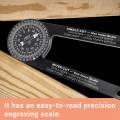 Outside Miter Angle Finder for Precision Engraved. 