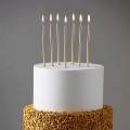 Gold Birthday Candles Pack Of 6. 