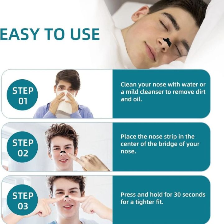 Nose%20Patch%20New%20Sheet%2030%20Hypoallergenic%20Breathable%20Non-Invasive%20Anti-Snoring%20Sticker%20Nasal%20Congestion%20Nose%20Strip%20Men%20and%20Women%20-%20Image%204
