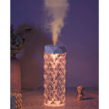 Combo of Diamond Crystal Table Lamp Humidifier & 10ML Lavender  Fragrance Water Soluble Essential Oil. 