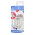 Chicco Well-Being Glass Feeding Bottle (240ml, Medium Flow) (Pink). 