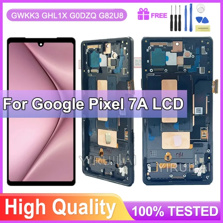 HOT%20OLED%20Pixel%207A%20Display%20Screen%20Assembly%20Replacement%20For%20Google%20Pixel%207a%20GWKK3%20GHL1X%20G0DZQ%20G82U8%20Lcd%20Display%20Digital%20Touch%20Screen%20-%20Image%202
