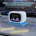 Multifunction TV Appearance Mini Bluetooth Speaker with Screen Multifunctional Mini Wireless Sound Box High Sound Quality Stereo Sound Subwoofer Portable Subwoofer Travel Outdoor. 