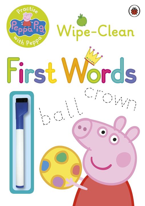 Peppa Pig: Practise With Peppa: Wipe-Clean First Words (Paperback)