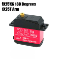 Sutuiying Waterproof 20KG 25KG 30KG 35KG Servo 180 Degree 270 Degree Luxury Large Torque Digital Servo Metal Gears For RC Car Truck. 