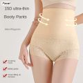 Facai Comfortable Lace Shapewear Panties Women High Waist Large Size Postpartum Body High Quality Shapers Tummy Control Underwear Mulberry Silk Crotch Seamless Underwear Girls. 