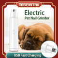 Electric Dog Nail Grinder, Rechargeable Pet Nail Grinder Adjustable Speed Painless Pet Nail Trimmer Pet Nail Polisher Electric Nail File for Large Medium Small Dogs and Cats Professional Quiet Pet Paws Grooming & Smoothing. 