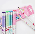 Unicorn 2B HB Pencils 12 Pcs Set | Cute Unicorn Printed Super Quality Easy To Hold 2B HB Pencil - 12 Pcs Set. 