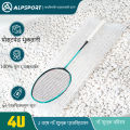 ALP-SPORTS V5 2.0+ 4U Super Light Full Carbon Fiber Badminton Racket | 30 lbs Professional Grade | Fish Mouth Cone Cover Shock Absorption Technology | Suitable for Beginners to Professional Players |. 
