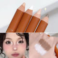 Dorisna Double Head Face Contour Pen Matte White Highlighting Contour Stick Brightening Skin Tone Concealer Pencil Face Bronzers Makeup. 