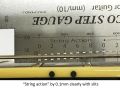 Hosco H-SG-G Step Gauges - String Action & More - Luthier Tools. 
