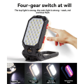 COB Rechargeable Work Light Portable Magnetic Hanging Lamp Outdoor Lighting Emergency Lights. 