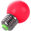 (GGBR) 6X E27 LED Light Warm Red Bulb Plastic Bulb (0.5W Power, Red). 