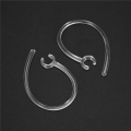20X Universal Small Clamp Bluetooth Ear Hook Loop Clip Replacement Clear. 