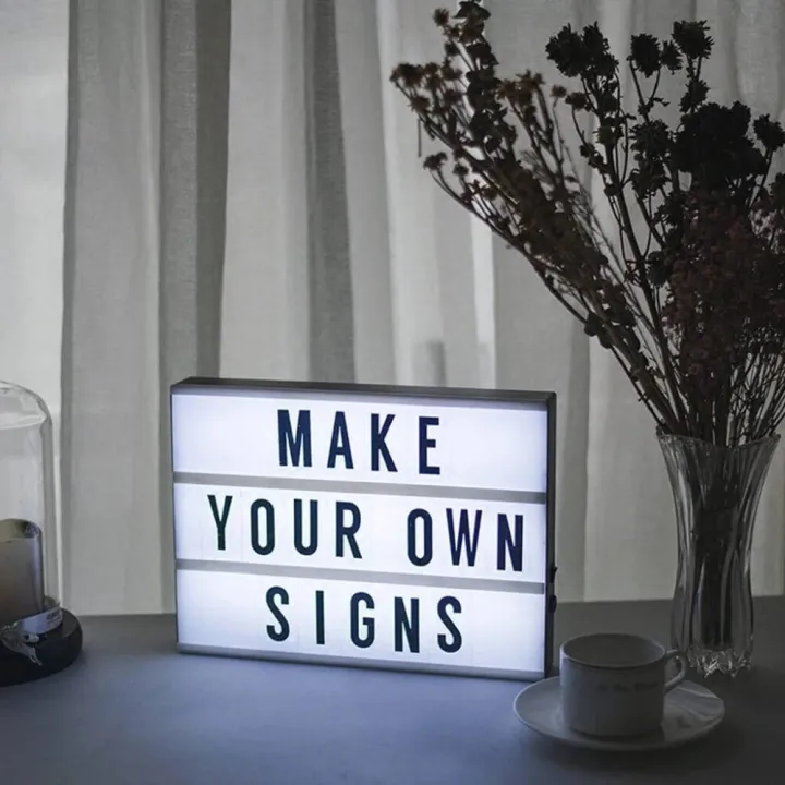 Cinematic%20LED%20Lightbox%20Replacement%20Letters%20&numbers%20Signs%20Black%20For%20A4%20Magiglow%20Light%20Up%20Letter%20Box%20Sign%20Message%20Board%20-%20Image%202