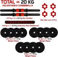 Adjustable Dumbbell Set -20 Kg. 