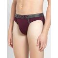 Jockey (Pack of 2) 8044 Men's Super Combed Cotton Rib Solid Brief. 