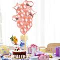 Birthday Decorations Party Supplies,Pink Balloons, Foil Mylar Balloons Latex Balloon Decoration, Birthday Gifts For Girls,Women,Men. 