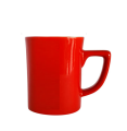 Nescafe Plain Red Colour Coffee Mug, Set Of 6. 
