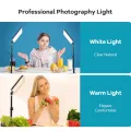 RL-19 LED Video Light Panel Light With Tripod Square Diffuser Light With Stand Photography Lamp. 