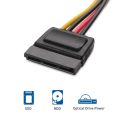 4-PIN Molex To SATA Power Adapter 4-Pin HDD to SATA 0.15 m. 