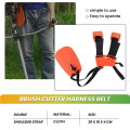 SptrryDouble Shoulder Strap Grass Trimmer Brush Cutter Harness Belt Pruner Yellow. 