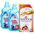 Safe wash Premium Liquid Detergent. 