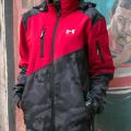 Underarmour: Army black red Down Jacket. 