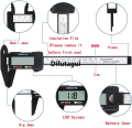Difutagui Vastar 6inch 150mm Electronic Digital Caliper Sales promotion Ruler Carbon Fiber Composite Vernier. 