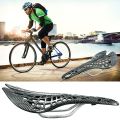 Carbon fiber Spider Ergonomic Mountain Road Cycling Mat Bicycle Cushion Bike Front Seat Hollow Saddle. 