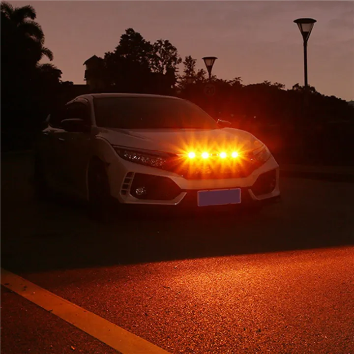 fasdaga%205X%20Plug%20&%20PLAY%20Car%20LED%20Front%20Grille%20Smoked%20Daytime%20Running%20Lights%20Lamp%20for%20Universal%20Pickup%20Truck%20Sedan%20-%20Image%208