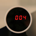 Mini Desktop Digital Clock LED Display Mirror Electronic Noiseless Table Alarm. 