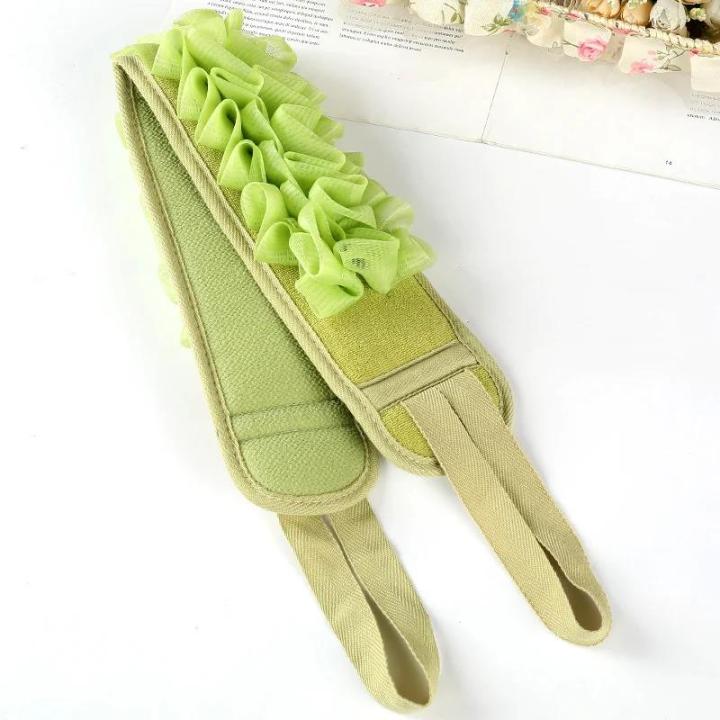 Tool Pull Strap Back Japanese Face Wash Body Korean Deep Mud Bath Towel Exfoliating Shower 12 in Back Scrubber Bath Towel Cleaning Towel Scrub
