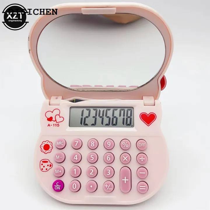DISICHEN%20Fashion%20New%20Cute%20Makeup%20Mirror%20Calculator%20Accessories%20Cute%20Anime%20Cartoon%20Kawaii%20Clamshell%20Portable%20Toys%20For%20Girls%20Gift%20-%20Image%203