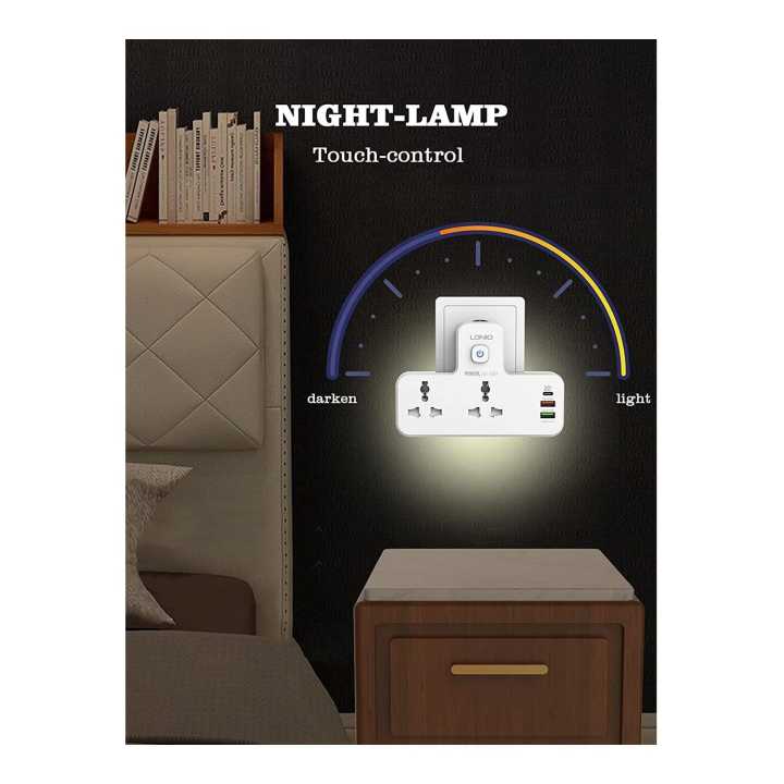 LDNIO SC2311 PD 20W 3 Port USB Charger Extension Power Strip
