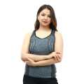 Attire Nepal Grey Stretchable Sleevesless Printed Sport Sando For Women. 