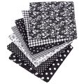 56PCS Printed Floral Assorted Cotton Craft Fabric Bundle Quilting Squares Patchwork for DIY Sewing Stitching 25cm. 