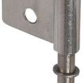 NAMUNY 2 Pcs 3 Inch 360 Degree Rotating Window Door Flag Hinge & 100Pcs Flat Self-Tapping Screw. 
