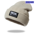 DISICHEN 【Best Price Guaranteed】 New Ski Hat Autumn and Winter Pullover Knitted Hat DGK Letter Wool Hat Unisex Beanie Hat for Men and Women. 