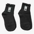 Black Color  Half  Socks For Men- 2 Pairs. 