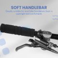 Kqueebee 1 Pair for Bike Bicycle Handle Handlebar Soft Sponge Bar Grips Black. 