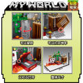 kids toys Compatible with LEGO building blocks minecraft toy MC STEVE  Cross-Border Minecraft Building Blocks Minifigures Compatible with Lego Skeleton Dungeon Building Blocks Large Box Assembly Educational Toys for Boys. 