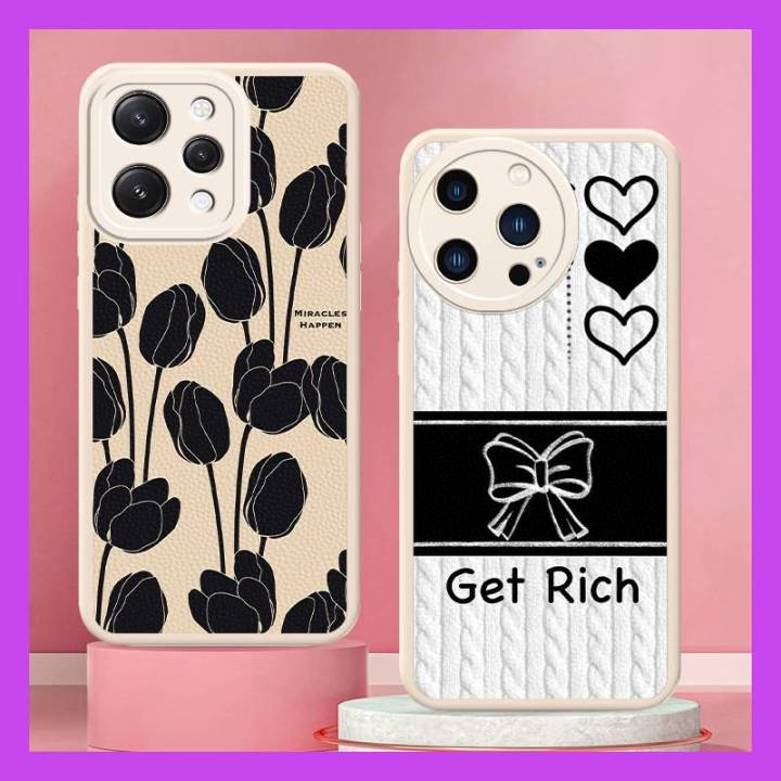 advanced%20anti-fall%20airbag%20Phone%20Case%20For%20Redmi12%204G%20imitation%20leather%20personality%20simple%20heat%20dissipation%20texture%20youth%20-%20Image%207