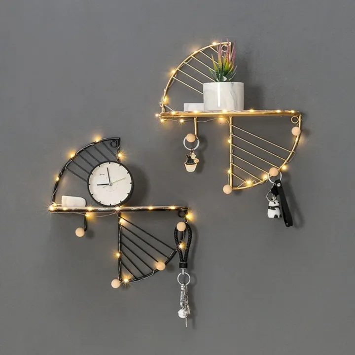 Artistic%20Iron%20art%20storage%20display%20shelf%20Elegant%20Sturdy%20Versatile%20Wall%20hanger%20rack%20holder%20Iron%20Creative%20Living%20room%20decorative%20frame%20for%20Home%20decor%20Office%20organization%20Living%20room%20storage%20Display%20and%20-%20Image%203