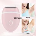 Difutagui New style Electric Shaver for Women Waterproof Wet Dry Hair Razors 2 Fashion in 1 Double Head Dual Bikini Ladies Body Hair Trimmer Head Shaver. 
